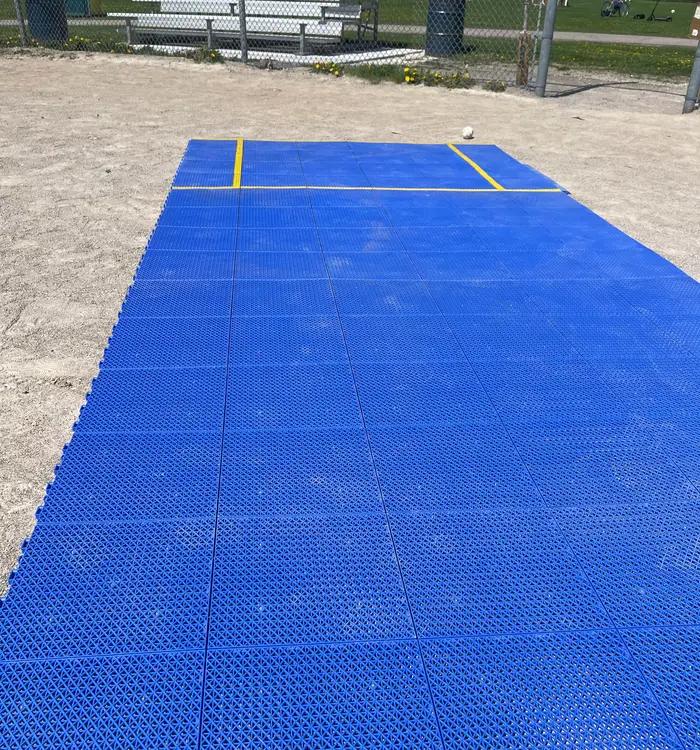 Tapis de terrain de cricket instantané, dalles de sol pour terrain de cricket
