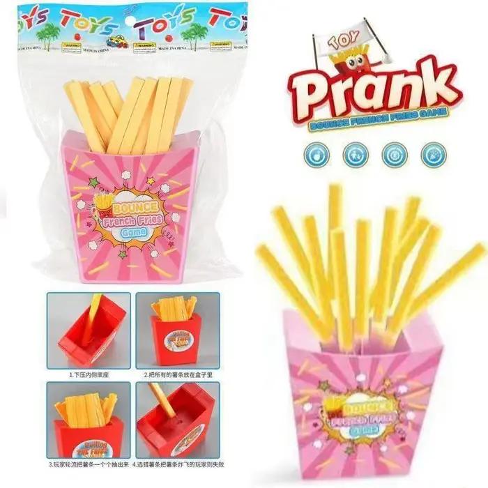 Nouveau produit : Jouet de farce créatif et interactif en forme de frites, jeu de bureau amusant, idéal pour les fêtes et les festivals