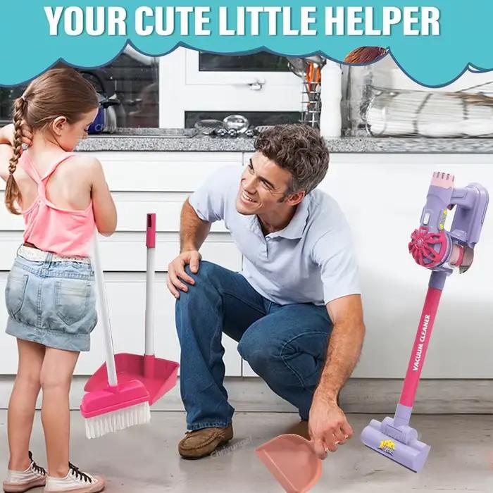 Ensemble de jouets d'aspirateur électrique de Simulation pour enfants
