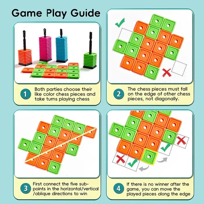 Jeu de puzzle Gomoku portable pour enfants