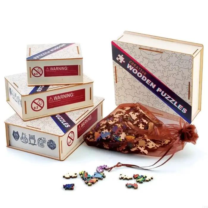 Puzzle grotte en bois 3D pour adultes