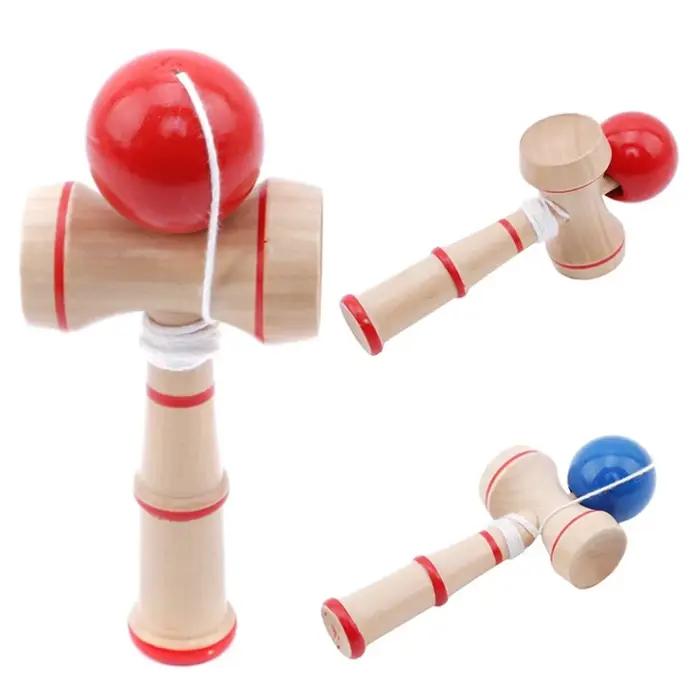 2 couleurs disponibles Kendama en bois jeux de balle traditionnels japonais classique main flexibilité