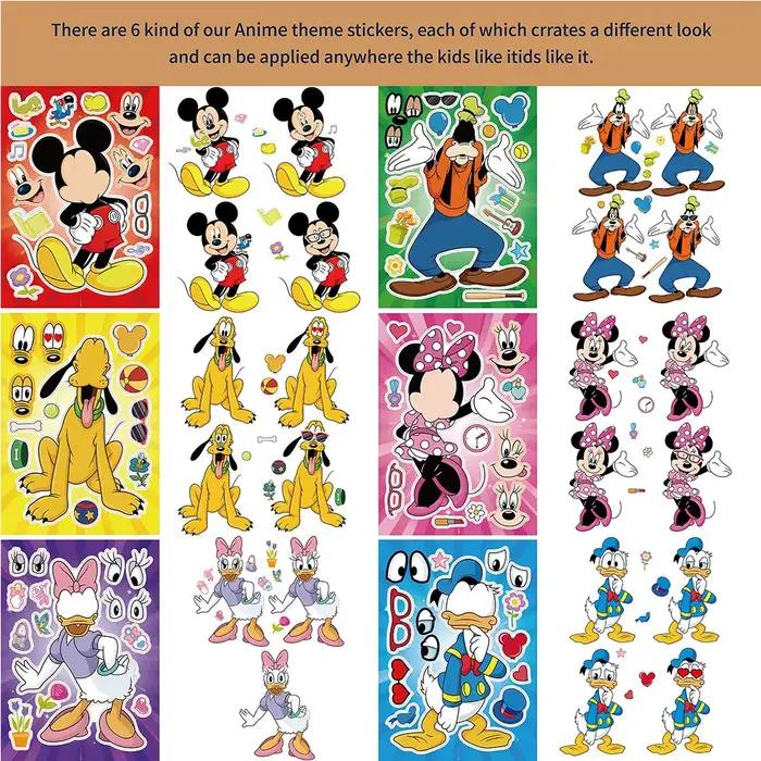 Autocollants de Puzzle Disney Make a Face