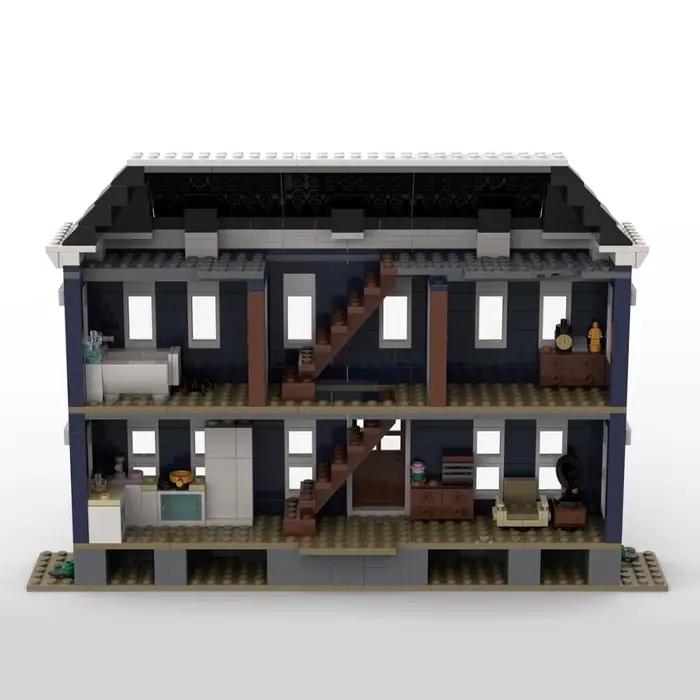 610 pièces Construction modulaire le boîtier de maison Creel-Compatible avec l'ensemble 11370 MOC personnaliser