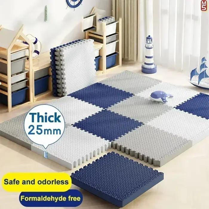 Tapis de jeu antidérapant pour bébé rampant