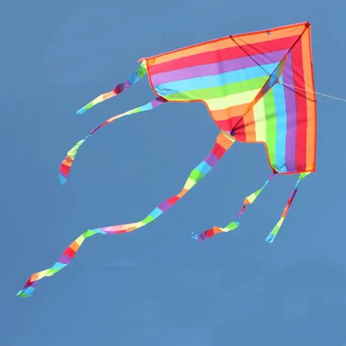 Easy Fly-Cerf-volant coloré arc-en-ciel pour enfants