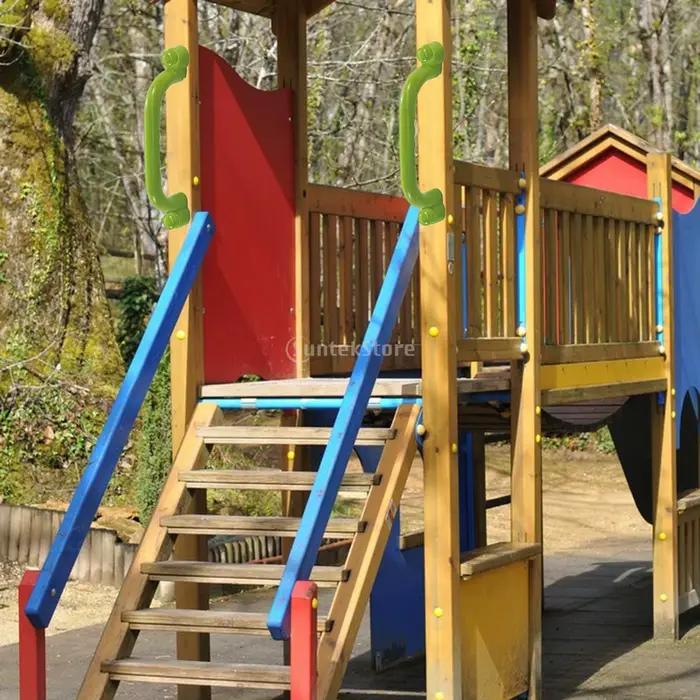 2 pièces accessoires de terrain de jeu maison de jeu poignées de saisie barres