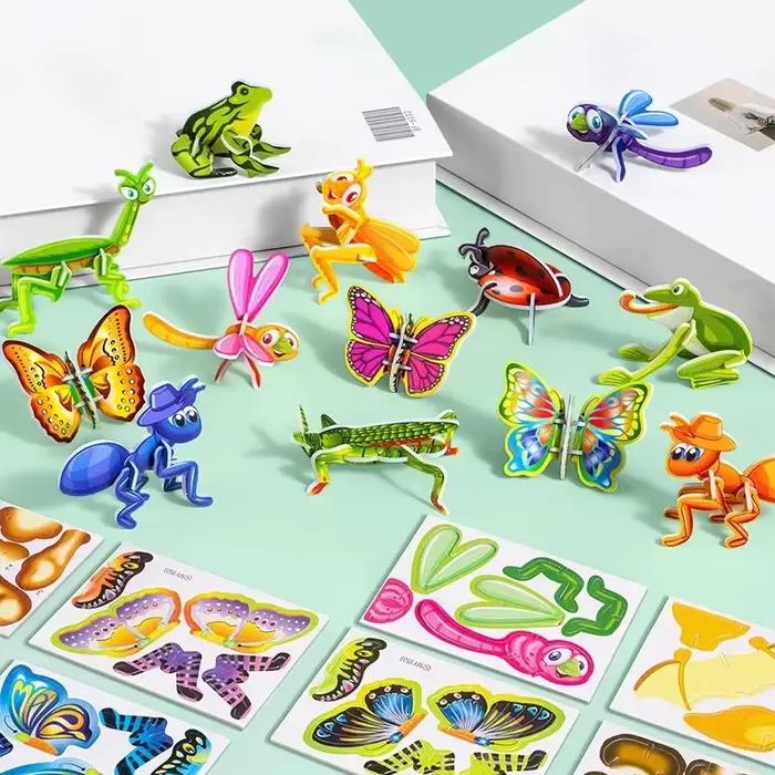 Puzzle 3D de dessin animé pour enfants