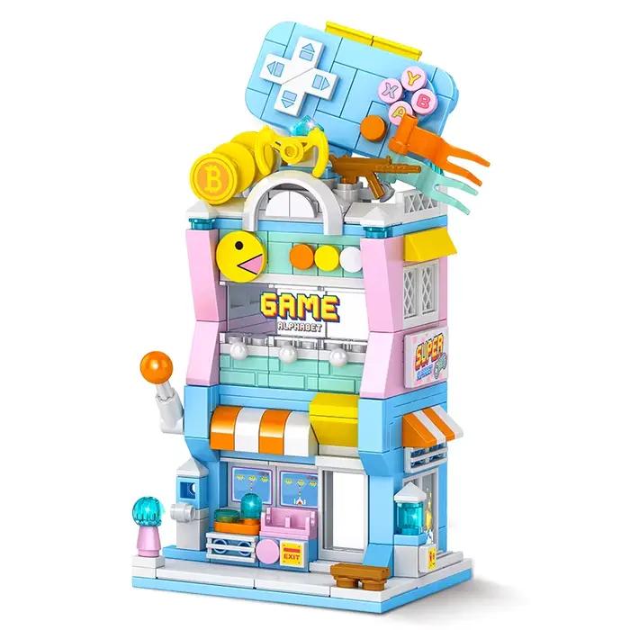 Blocs de construction d architecture de ville série street view modèle de magasin de jouets kit d assemblage pour garçons et filles cadeau de noel pour enfants age 6 12 ans thème personnages animaux bateaux fantaisie science fiction professions sports musique voitures