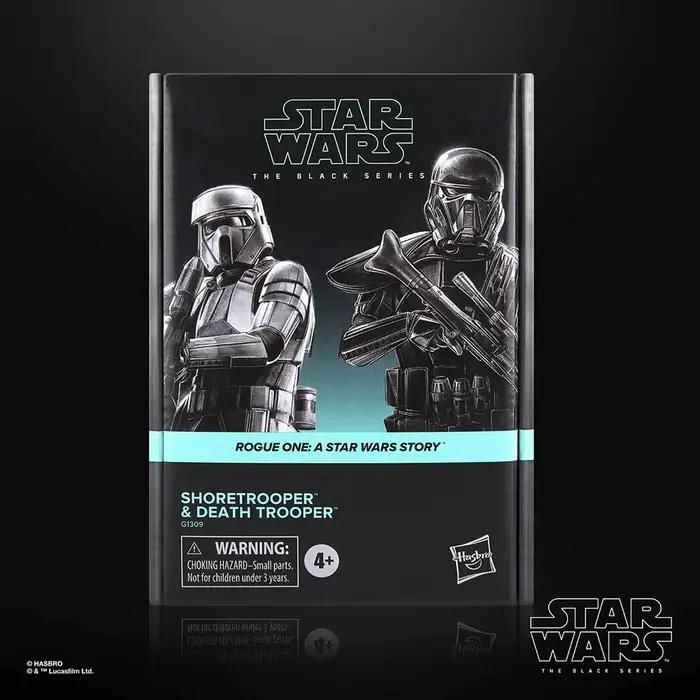 Hasbro Star Wars The Black Series Shoretrooper & Death Trooper, lot de 2 figurines, collection de figurines originales, modèle de jouet, cadeau