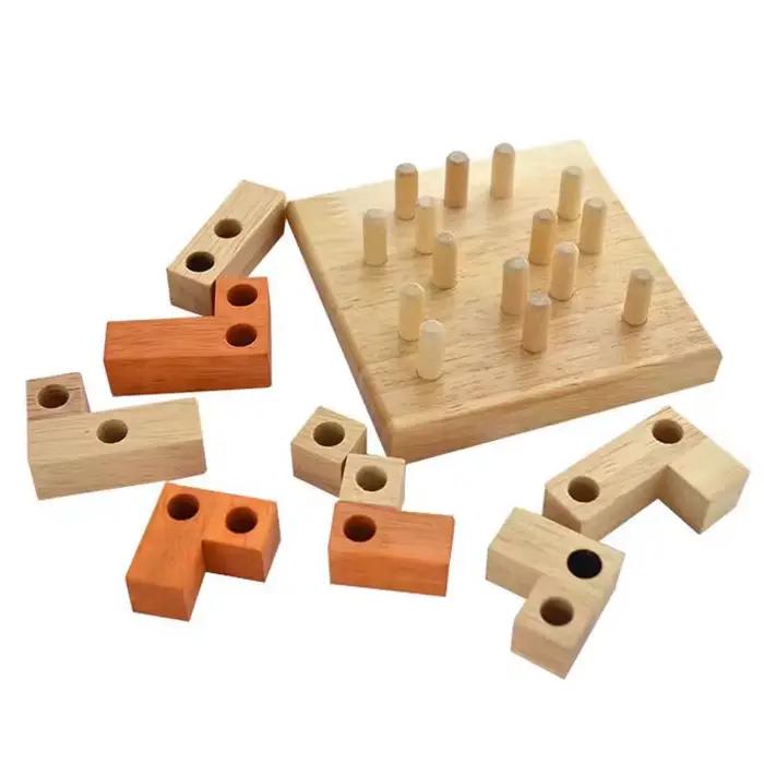 Jeu de Puzzle cognitif de forme géométrique