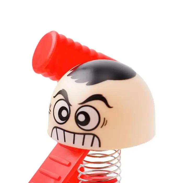 Mini tête pour enfants frapper petit homme combat rouge et bleu attaque et défense double Parent enfant doigt