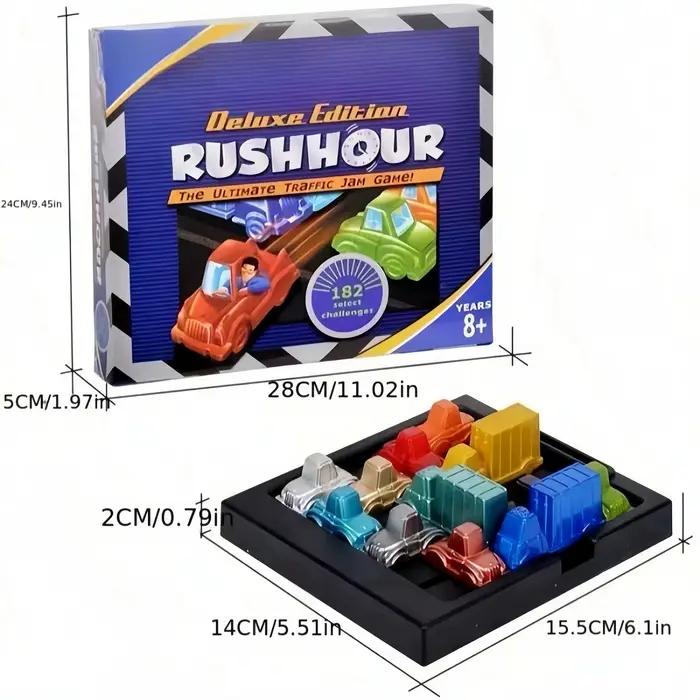Jeu de confiture de circulation Rush Hour-Puzzle logique cérébrale classique pour enfants
