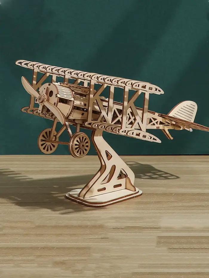 Puzzle 3D en bois, bricolage artisanal