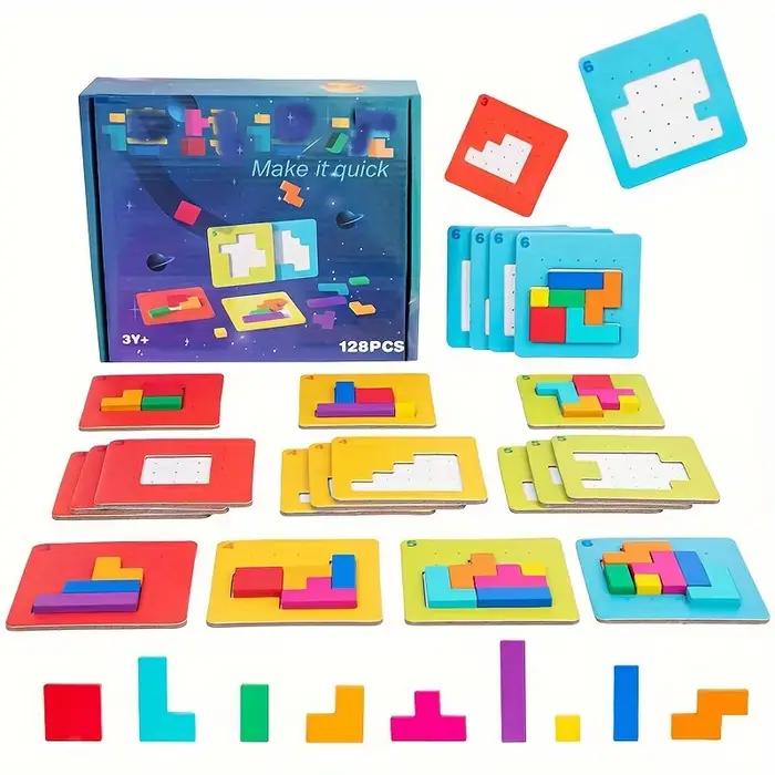 Jeu de puzzle coloré pour enfants