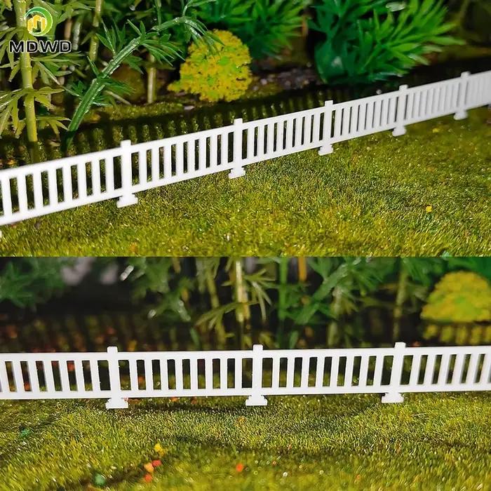 Modèle de clôture d'isolation, 5 pièces, bricolage, fabrication de modèles, Kits en plastique Abs, aménagement de Train ferroviaire, il peut être plié pour Diorama