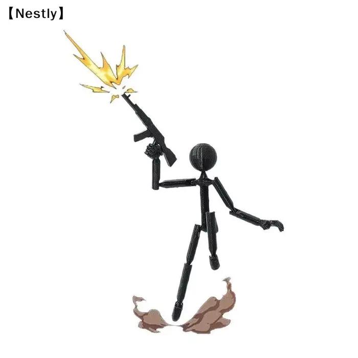Figurine articulée multi-joints imprimée en 3D