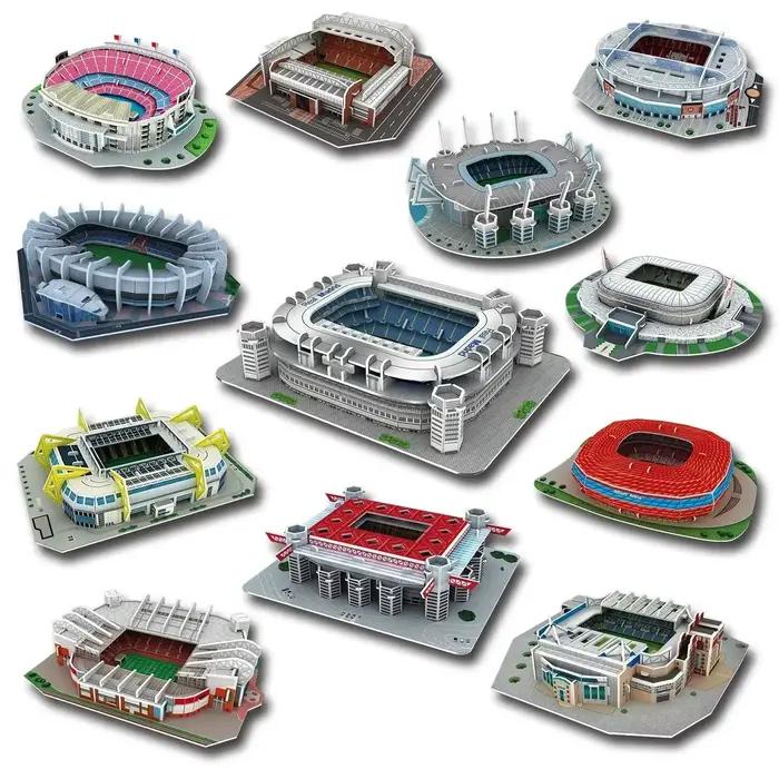 Champ de Football Miniature 3D