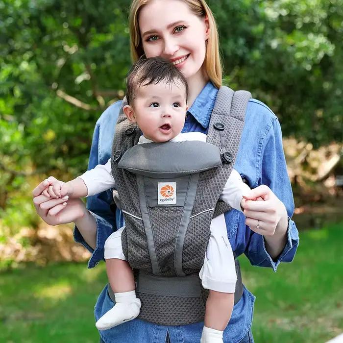 Porte-bébé en coton ergonomique