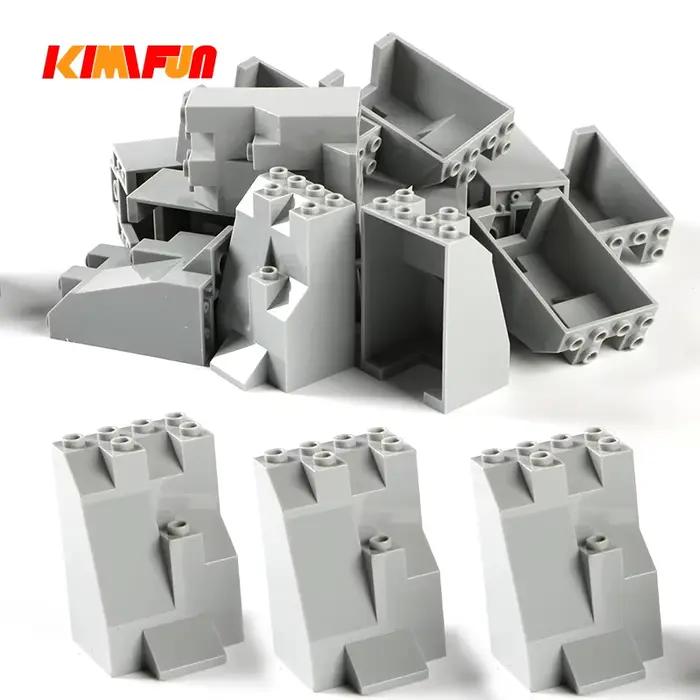 Moc Rock Panel Rockery Mountain Scene Bricks Set