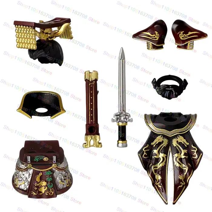 Chaud trois royaumes soldats anciens héros Cao Cao Sun Quan Huang Zhong Mini poupée figurines blocs de construction briques jouet