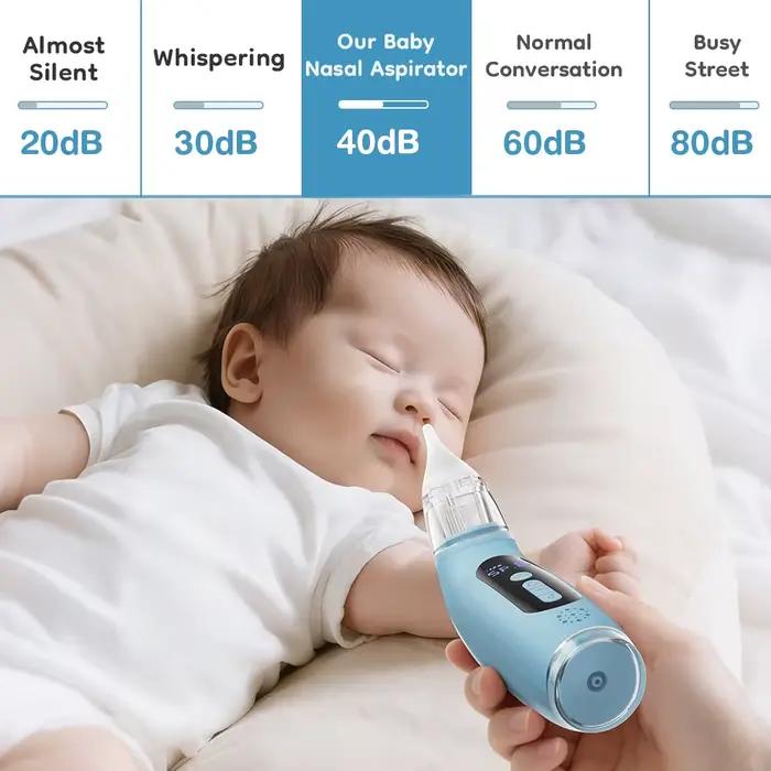 MAMIJOY Aspirateur nasal électrique 2 en 1 pour bébé et fonction nébuliseur