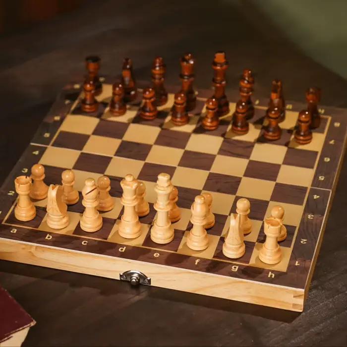 Pions d'échecs en bois Staunton standard pour tournoi