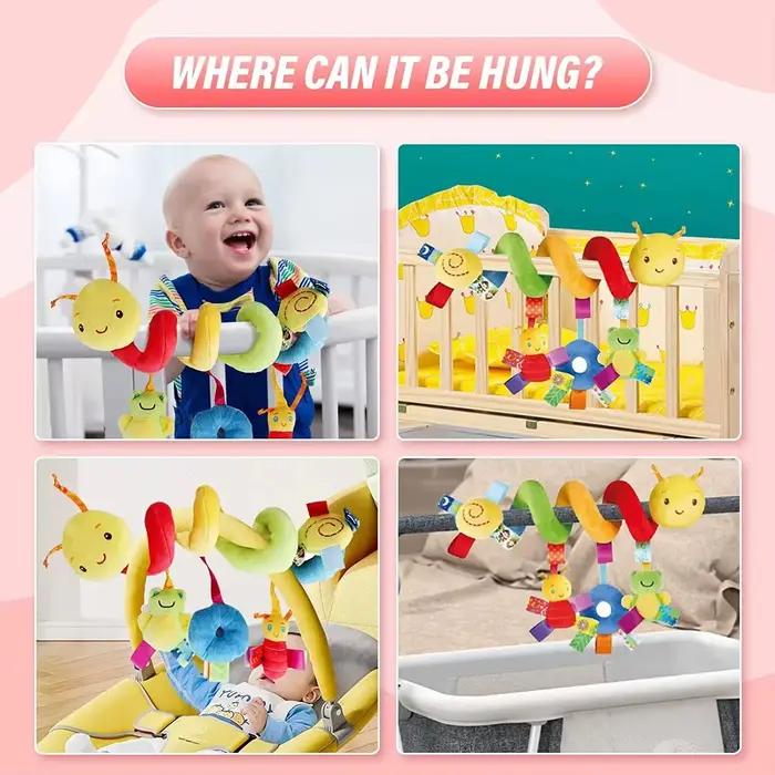 CPull-Poupée en Spirale pour Bébé et Nouveau-Né