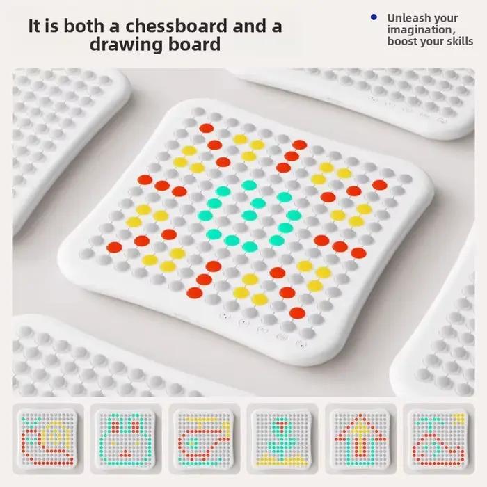 Jeu d'échecs AI 9 en 1 avec mode bataille | Go aux échecs volants Gomoku | Jouet éducatif transfrontalier | Formation à la réflexion critique pour les enfants