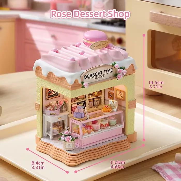 Kit de maison miniature en bois 3D DIY
