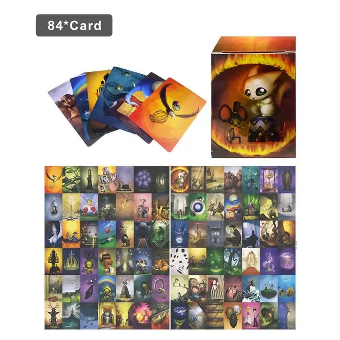 84 mini cartes à jouer pour raconter des histoires