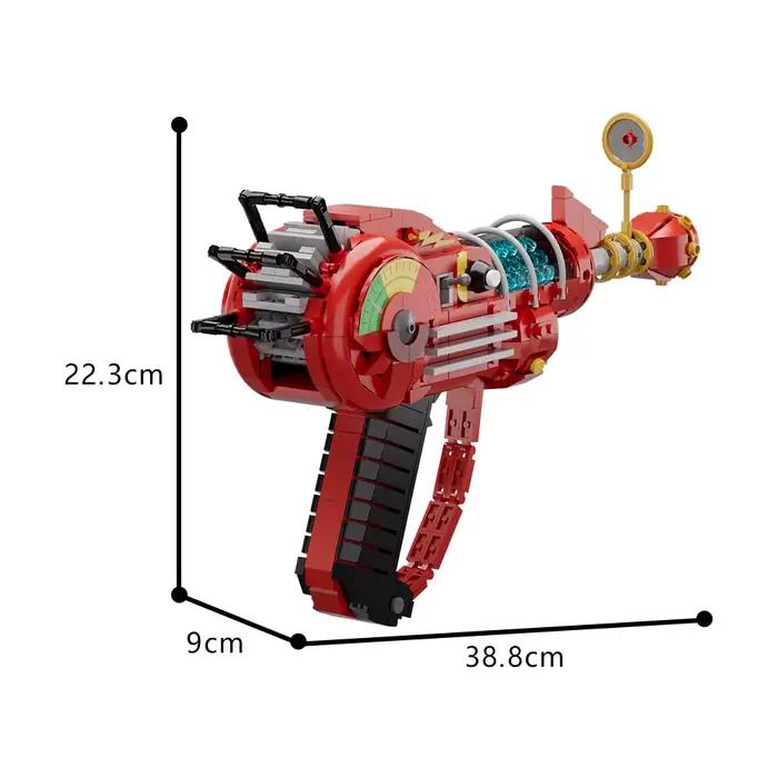 Gorbicks MOC rouge Call of Duty Ray pistolet modèle briques jeu de bricolage blocs de construction Kit accessoires jouet