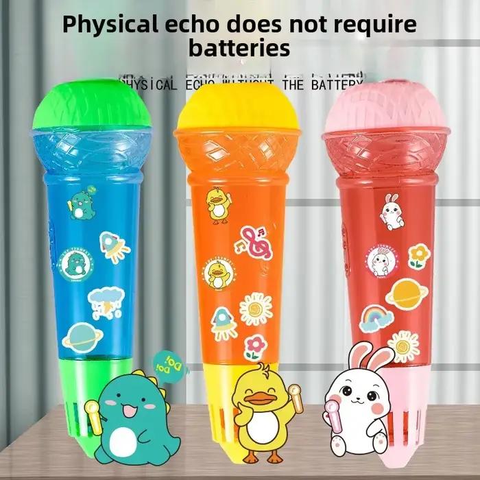 Grand Microphone à écho physique pour enfants