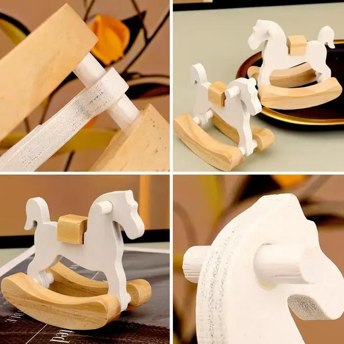 Petits cheval à bascule en bois