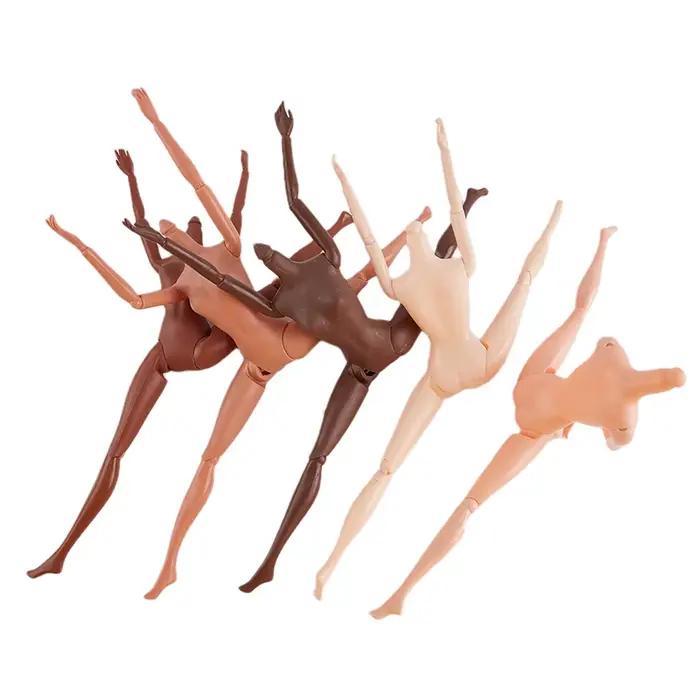 1PC 11 articulations mobiles 26/27cm poupée africaine corps nu marron peau noire