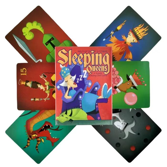 Jeu de société Full English Sleeping Queens carte de jeu amusante stratégie reine occasion famille ami enfant soirée anniversaire fêtes convivialité