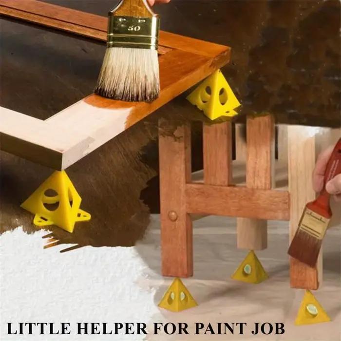 Supports pyramides pour peinture de peintre, 10 pièces, Mini supports de peinture conique pour toile et rehausseurs de porte, Support de pyramides de peinture