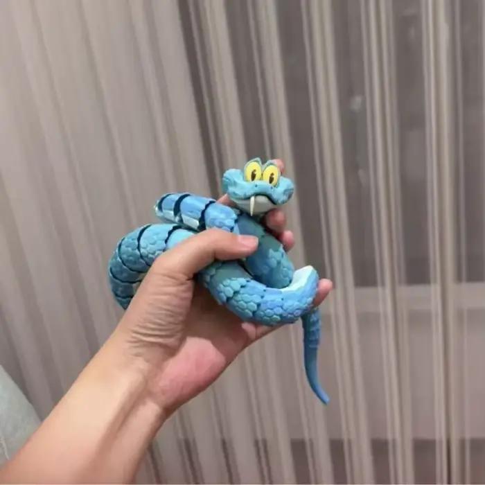 Nouveau Statue De serpent Zootopia 2 Gary De'Snake imprimée en 3D, jouet commun d'activité, modèle Animal serpent simulé, cadeau d'anniversaire pour enfants
