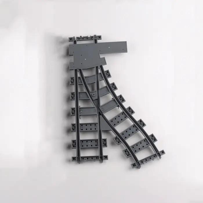 Blocs de construction Trains de ville pistes rails transversales droites et incurvées souples