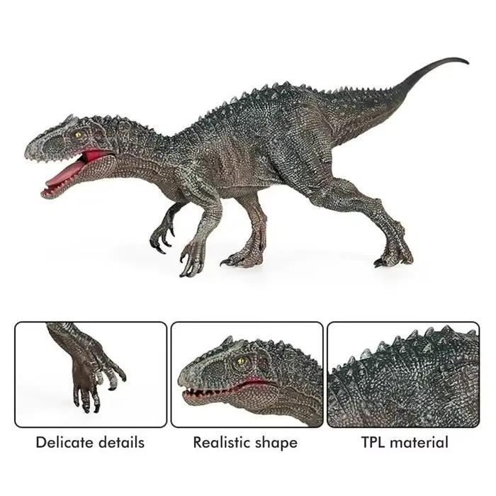 Figurines de dinosaures jurassiques t-rex Velociraptor Spinosaurus Dilophosaure, modèle Animal, Collection de figurines d'action, jouet pour enfant