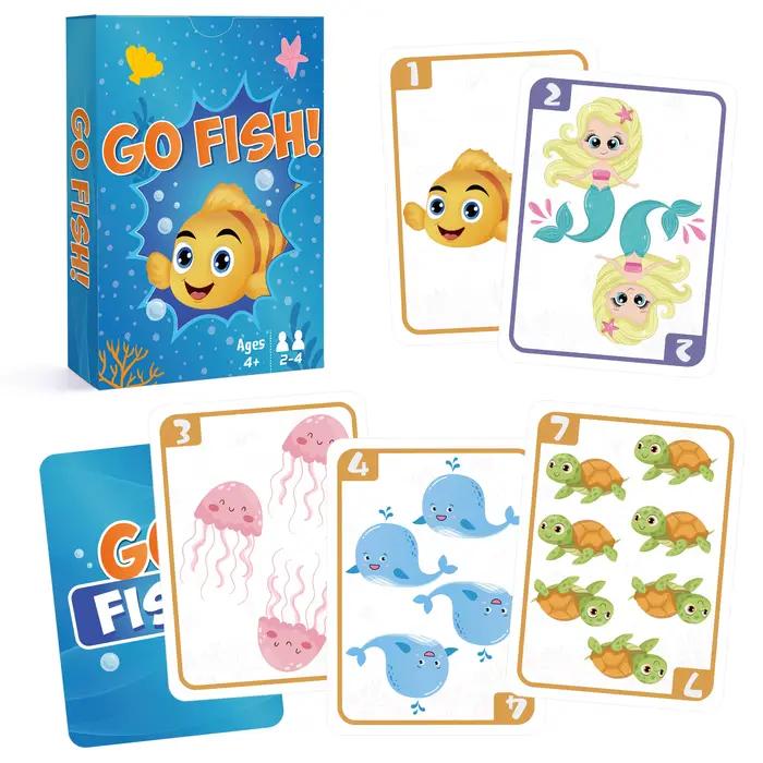 Jeux de cartes pour enfants 4 en 1 : Go Fish
