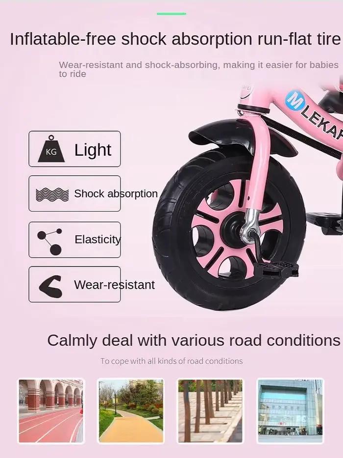 Tricycle enfant LazyChild avec siège rotatif