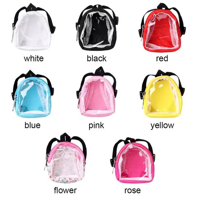 PCV poupées accessoires enfants jouets bricolage poupée sac à dos Mini sac cadeaux