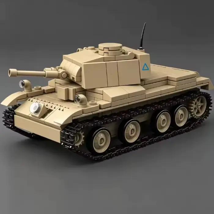A13MK. I Cruiser Tank MK III Blocs de Construction Modèle Jouet Cadeau de Noël Série de chars créatifs Kit de Modélisme