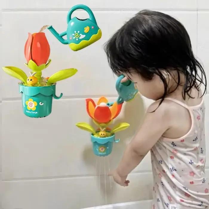 Bébé fleurs jouets De Bain douche d'eau