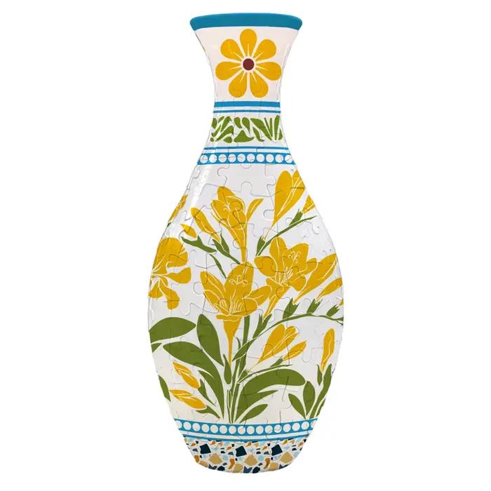 Vase à fleurs Puzzle Panda en porcelaine 3D, Design en plastique, décoration de la maison et Arrangement floral, pendaison de crémaillère, jouets pour enfants, cadeaux