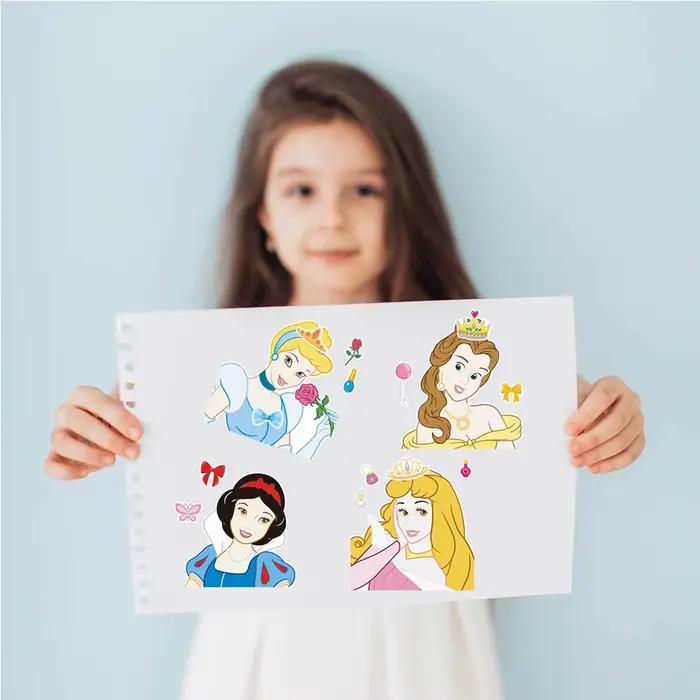Autocollants de puzzle Disney Princesses mignonnes