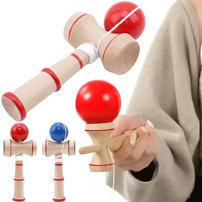 2 couleurs disponibles Kendama en bois jeux de balle traditionnels japonais classique main flexibilité