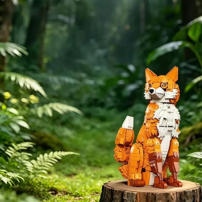 Ensemble de blocs de construction Forest Fox