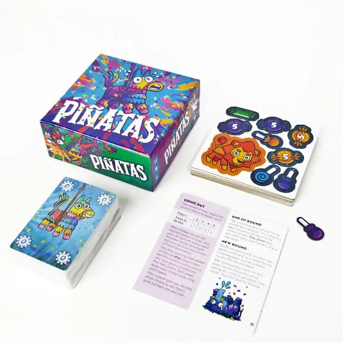 Jeu de cartes de stratégie PINATAS – Jeu de société amusant pour les fêtes